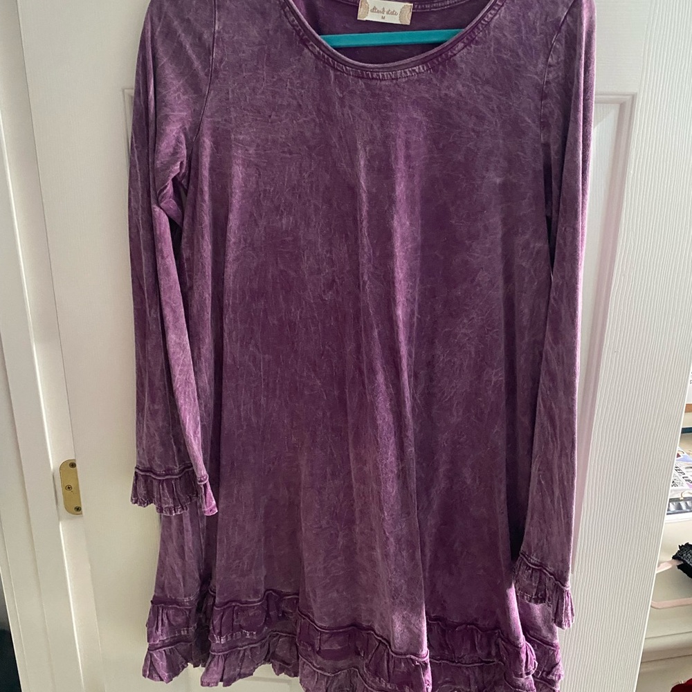 Pretty purple long sleeve dress!